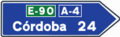 S-301 Towns on a highway or dual carriageway route