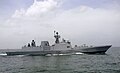 The Shivalik class frigate stealth frigate of the Indian Navy