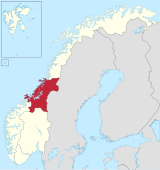 The Trøndelag region in Norway