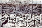 Toltec bird carving in granite at Tula