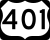 U.S. Highway 401 Business marker