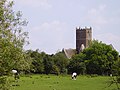 Uffington - the church, showing the tower