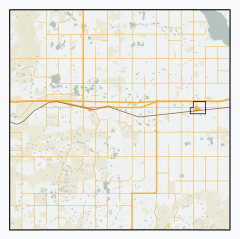 Rural Municipality of Wheatlands No. 163 is located in Wheatlands No. 163