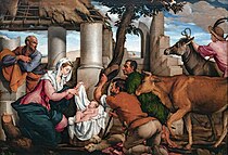 Jacopo Bassano Adoration of the Shepherds, 9 × 142 cm