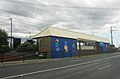 Station building and entrance to Platform 1 viewed from Nepean Highway, October 2021