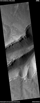 Layers in Echus Chasma, as seen by HiRISE under HiWish program