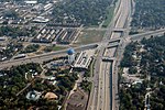 Aerial view of the Detroit Zoo and I-696 looking eastward