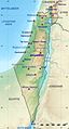 Israel region relief.