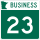 Trunk Highway 23 Business marker