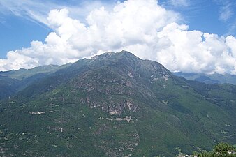 Monte Elto seen from Paspardo (summer)
