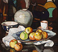 Samuel Peploe, Still life: apples and jar