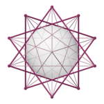 構成皮特里大二十面體的扭歪十角星