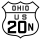 U.S. Route 20N marker