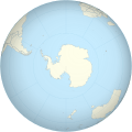 Southern Ocean (centered on South Pole)