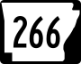 Highway 266 marker