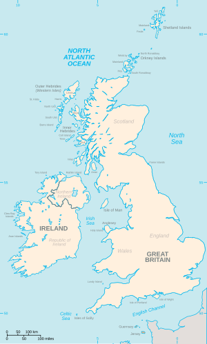 List of offshore wind farms in the Irish Sea is located in British Isles
