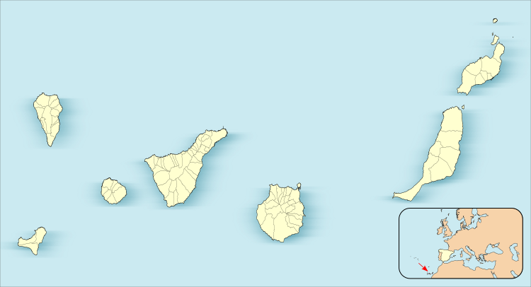 Lighthouses of the Canary Islands map is located in Canary Islands