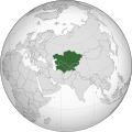 Central Asia main map (core countries)