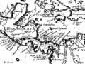 Map from "A New Voyage Round the World", published in 1697 by William Dampier, the English buccaneer. The Mosquito Coast is marked with a star.