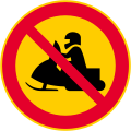 No off-road vehicles (formerly used )