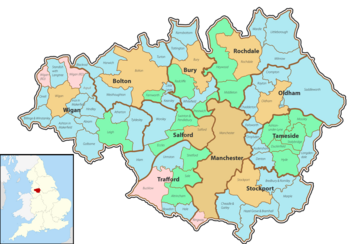 WikiProject Greater Manchester is located in Greater Manchester