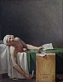 雅克-路易·大卫《马拉之死》，1793年，现藏于比利时皇家美术博物馆