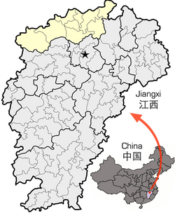 九江市在江西省的地理位置