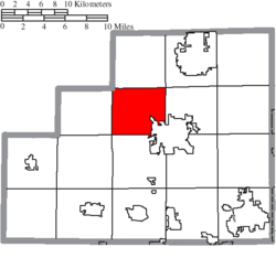 Location of York Township in Medina County
