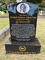 Tombstone of High Chiefess Elizabeth Kekaaniau Laanui Pratt (1834-1928) in Oahu Cemetery, Honolulu