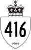 安大略416号省道 shield