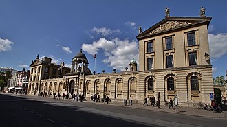 The Queen's College, High Street, Oxford, seen from the southeast