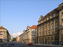 Československé armády street at Bubeneč