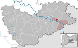 拉特曼斯多夫在萨克森施韦茨-东厄尔士山县的位置
