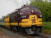 Soo Line 2500 pulling a special train in Duluth in 2014