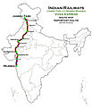 Jammu Tawi - Mumbai Vivek Express route map