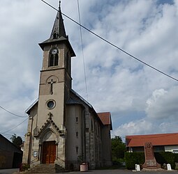 The church in Bey-sur-Seille