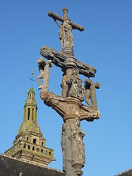 View from the reverse side of the cross