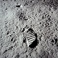 Buzz Aldrin footprint
