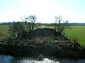 The course of the old railway line to Perceton Colliery