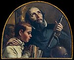 Painting of Saint Gerolamo Emiliani by Giandomenico Tiepolo