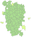 莫尔旺地区自然公园（法语：Parc naturel régional du Morvan）市镇地图