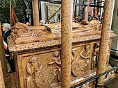 Effigy of Władysław II Jagiełło at Wawel Cathedral in Kraków