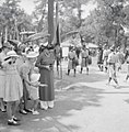 The Empress (holding camera) at the Nam Giao Ceremony 1942