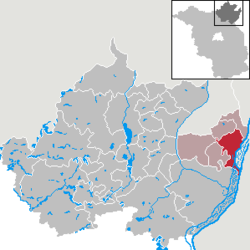 加尔茨在乌克马克县的位置