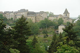 Gandrieu from across the valley