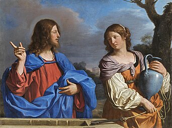 《基督与撒马利亚妇女》，约1640–1641年