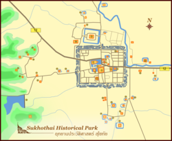 Sukhothai historical park, Sukhothai province, Thailand