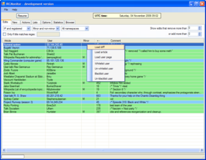 Screenshot of IRCMonitor