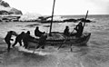 Launch of the James Caird lifeboat