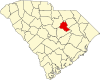 State map highlighting Lee County